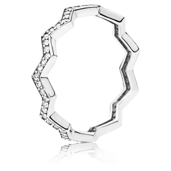 PANDORA Shimmering Zigzag Ring 197751CZ