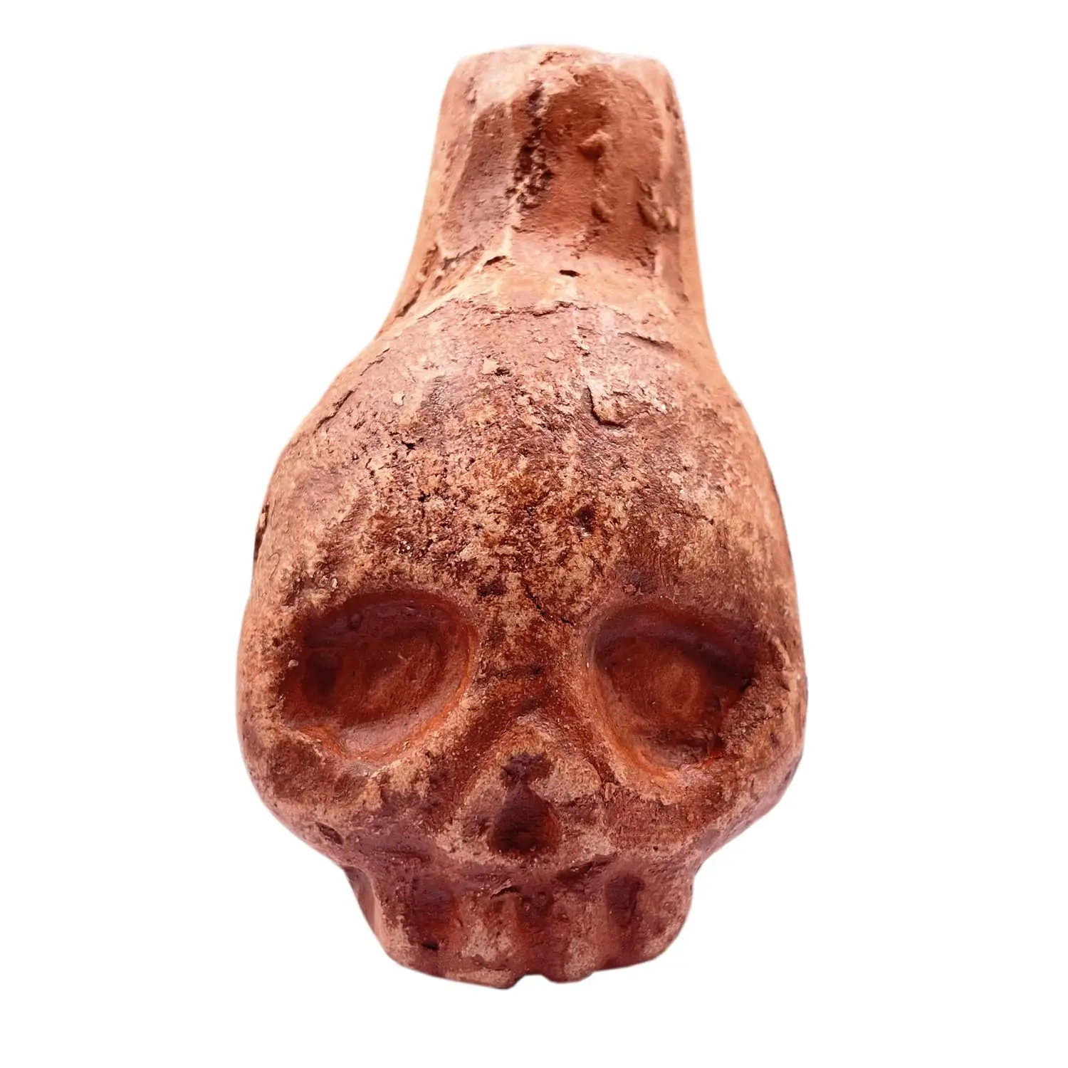Unisex Handcrafted Aztec Death Whistle - Skull, Denture, Hiphop Ghost Designs, Durable Ceramic Loud War Wind Instrument with Authentic Human-Sounding Screams, Collector’s Shelf Piece (Part 3)