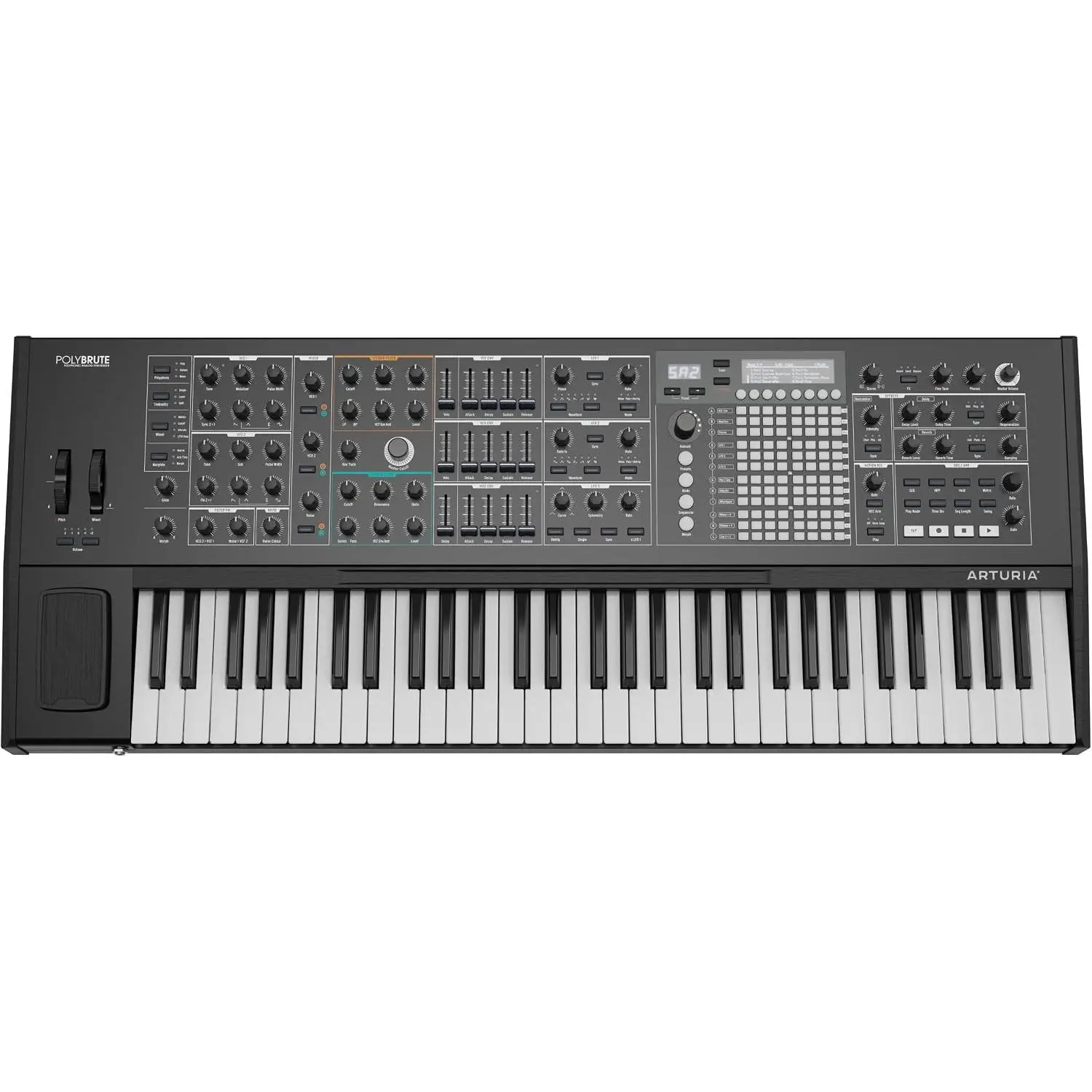Arturia PolyBrute 6-Voice Polyphonic Morphing Analog Synthesizer - Noir, Limited Edition