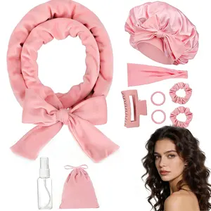 Heatless Curls Overnight, Soft No Heat Hair Curlers to Sleep, Heatless Hair Curler Overnight Curls Curlers for Long Medium Hair Volume