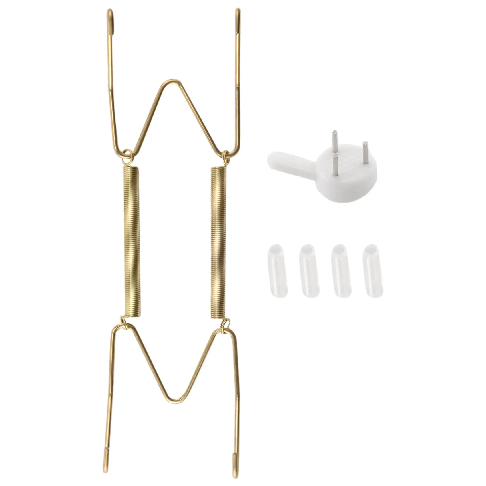 10 Pack Plate Hangers, 6 Inch Wall Plate Hangers and 10 Pack Wall Hooks, Compatible 5 To 7 Inch Decorative Plates, Antique China, Antique Plates and Art