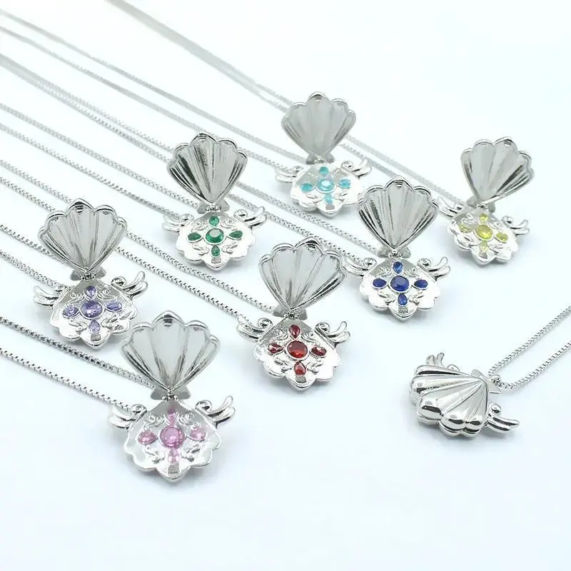 Anime Mermaid Melody Shell Necklace Pichi Pichi Pitch Luchia Karen Hanon Hosho Toin Rina Cosplay Pendant Jewelry Gift PropGift.