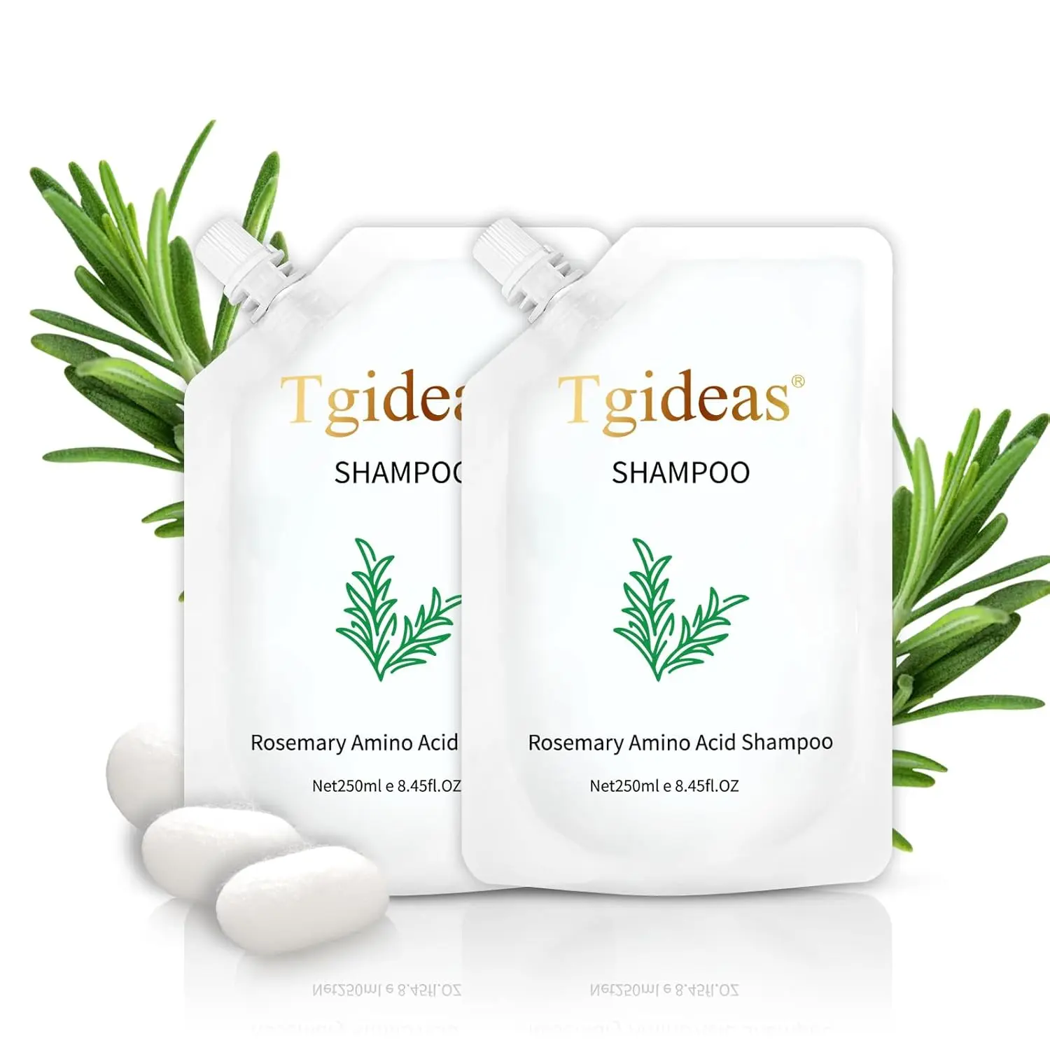 【Buy 1 Get 1 Free】Tgideas Anti-Hair Fall Hair Loss Treatment Shampoo Oil Control Anti Dandruff Haircare Rosemary Zinc PCA Help Hair Growth Amino Acid Hydrolyzed Protein Repair Reduce Hair Loss Scalp Cleanser Conditioner 250ML#SummerWins #DealsForYouDays