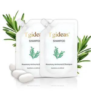 【Buy 1 Get 1 Free】Tgideas Anti-Hair Fall Hair Loss Treatment Shampoo Oil Control Anti Dandruff Haircare Rosemary Zinc PCA Help Hair Growth Amino Acid Hydrolyzed Protein Repair Reduce Hair Loss Scalp Cleanser Conditioner 250ML Gentle Smoother