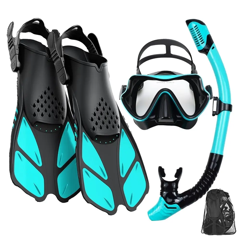 Professional Adjustable Open-Toe Dive Fins, Diving Gear, Three Colors Available, High Elastic Tpr & PP Material, Ergonomic Design, Ideal for Adults