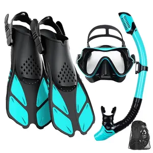 Professional Adjustable Open-Toe Dive Fins, Three Colors Available, High Elastic Tpr & PP Material, Ergonomic Design, Ideal for Adults