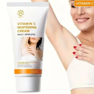Face and Body Brightening Moisturizing Cream -- contains Vitamin C, niacinamide, glycerin, and hyaluronic acid. Suitable for underarms, knees, and neck, helps even skin tone. Gentle formula, moisturizes, enhances radiance. Suitable for both men and women