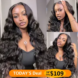 Midulla 13x4 Loose Body Wave Lace Front Wigs Human Hair Pre Plucked Lazy Wavy 6x4 Pre Cut Lace Glueless Wigs Human Hair Ready to Wear Wig #FallFreshness
