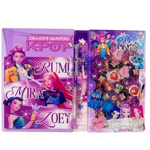 Girl group shake music book acrylic binder book a7 notepad notebook cartoon cute diy creative shake Composition Notebook