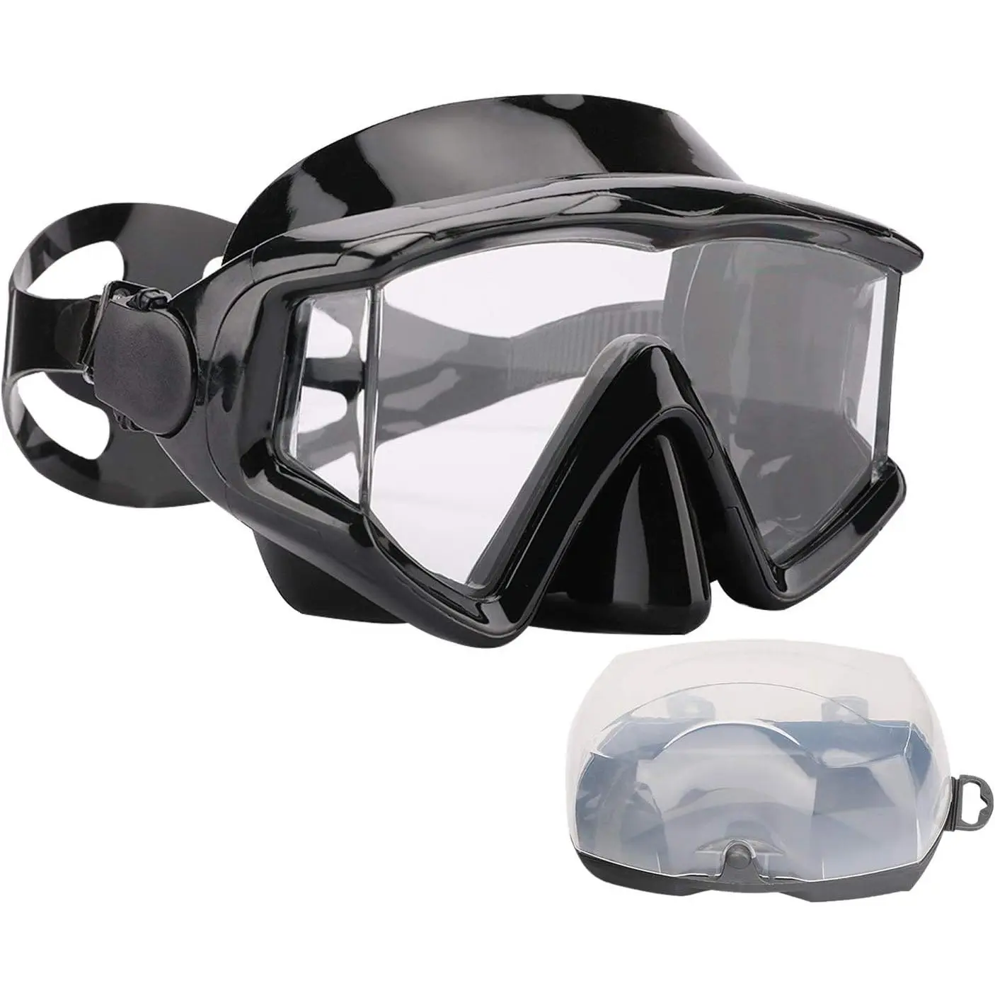 Anti-Fog Diving Snorkel Mask, Scuba Diving Swim Goggles for Adults - Ideal for Snorkeling, Swimming and Scuba Diving