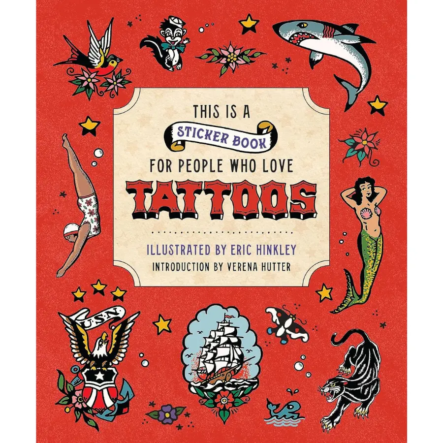 This is a Sticker Book for People Who Love Tattoos