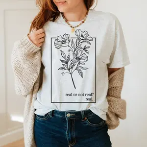 Real Or Not Real? Hunger Games inspired Shirt Sweatshirt Hoodie, Hunger Games Inspired Tee, Hunger Games 2 Booktok, Bookish shirt