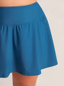 Shapermint Essentials High Waisted Full Coverage Swim Skirt