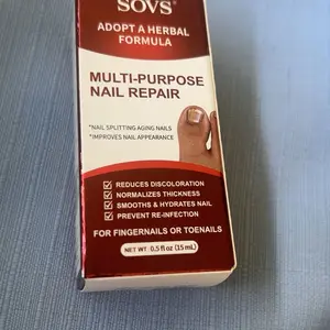 SOVS Extra Strength Toenail Fungus Treatment - 0.5 Fl Oz (30ml) Natural Healing Healthcare Solution, Triple-Action Antifungal for Toenails & Fingernails, Repairs Damaged Nails, Smooth Nail Care #SohoChic#backtoschool
