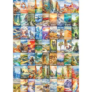 Trekking the National Parks 1000 Piece Jigsaw Puzzle