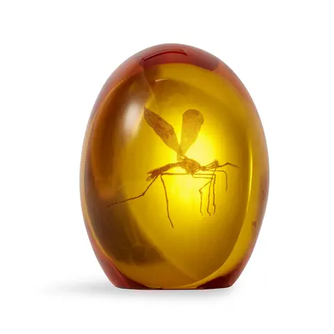 $20.99 | Jurassic Park Mosquito In Amber Resin Paper Weight | Measures 3 Inches Tall