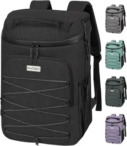 Refrigerated Backpack, Waterproof Thermal Insulated Leak-Proof Cooler, Large Capacity Multi-Compartment Wear-Resistant Lightweight Foldable Carry-On Refrigerated Bag, Outdoor Picnic, Travel, Beach, Camping Essentials