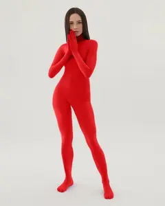 Second Skin Catsuit - Scarlet Red
