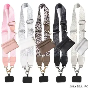 Sexy leopard print mobile phone crossbody strap, Mobile Phone Lanyard, Phone Sling, Phone Accessory, multi-functional and adjustable, can be used for mobile phone decoration, backpack decoration, suitable as a gift for girlfriend