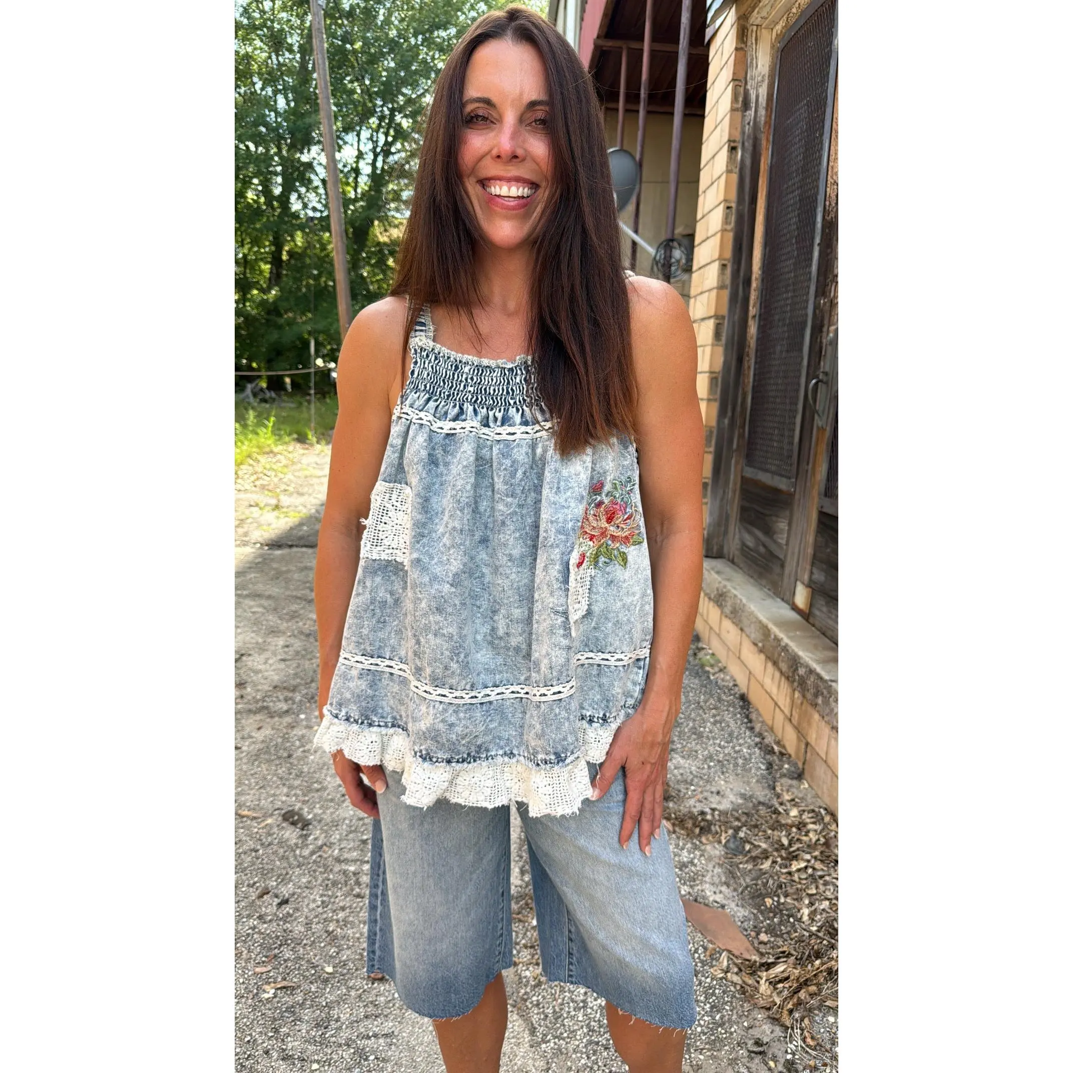 The Denim Bloomers Styled Outfit