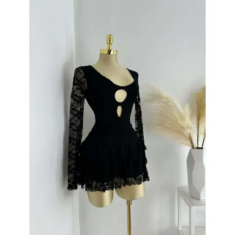 Lace Romper Dress