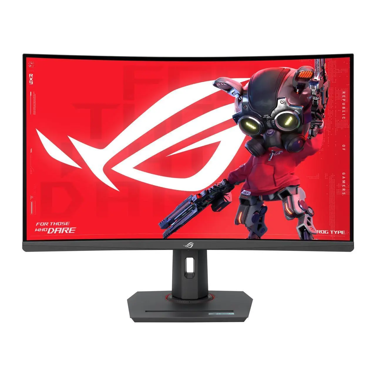 ASUS ROG Strix 32" 1440P USB-C Curved HDR Gaming Monitor (XG32WCS) - QHD, 180Hz, 1ms, Fast VA, Extreme Low Motion Blur Sync, FreeSync, DisplayWidget, Tripod Socket, AI Technology