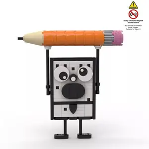 Classic Movie Pencil Doll Building Blocks Set 83pcs Model Kit, Holiday Gift Collection, Unisex Toy, No Ca Prop 65 Warning