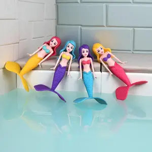 4pcs Rotating Mermaid, a diving toy that can freely rotate underwater and surface. Suitable as party favors, table decorations, summer swimming, pool, beach toys, holiday and birthday gifts