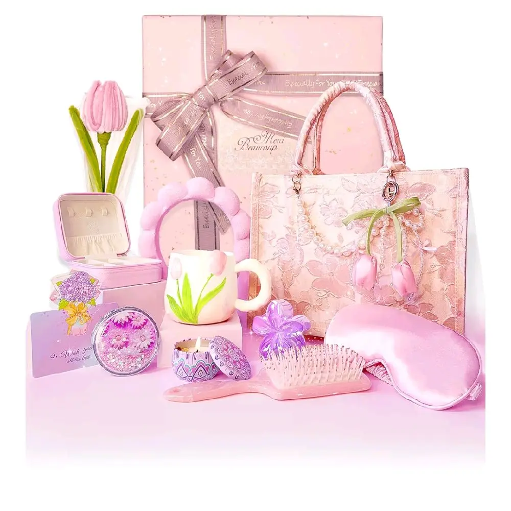 Gifts for Women,13Pcs Gift Basket, Perfect for Teenage Girls,Sisters,Mothers Mother's Day Dream Gift Set,Birthday Gifts,Thanksgiving Gifts,Christmas Gifts Care Package,Self Care Set