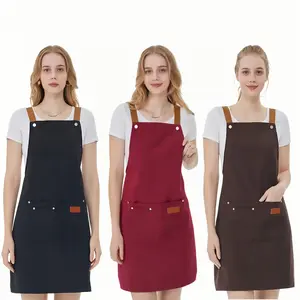 1PCS/3PCS Adjustable Apron Set for Kitchen & Restaurant Use, Durable Chef Uniforms for Coffee Shops & BBQ Restaurants, Wholesale Bulk Options Available, Kitchen Cooking Aprons