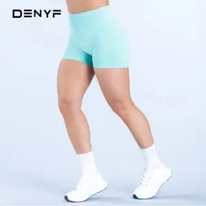 High Waist Seamless Workout Shorts – Stretchy Athletic Shorts for Yoga & Gym