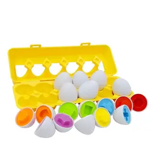 Egg Sensory Toy Set, Number Color Matching, Dinosaur Pairing, Fruit Vegetable Shape Classification, Early Education Learning Toy, Shape Sorter
