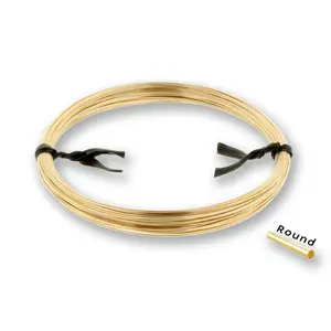 14Kt Gold Filled 20 Gauge Dead Soft Round Wire - 0.5ozt