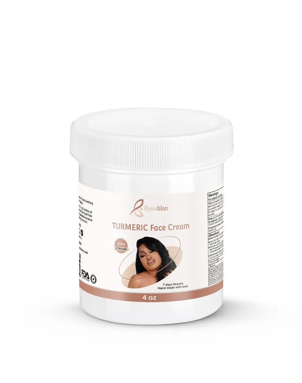 Byenblan- 24 PCS whose sales Turmeric Glow Face Cream | Exfoliate Gently, Hydrate Deeply 4oz