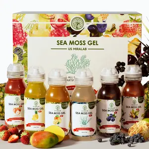 Wildcrafted Sea Moss Gel for Purists | 6-Flavor Ritual Set (36oz) with Antioxidant Ocean Minerals | Pure Superfood Base Vegan