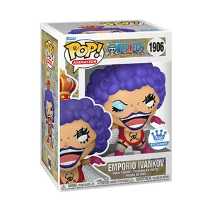 Funko Pop! One Piece - Emporio Ivankov (Common) #1906 Exclusive (Sticker may vary) Collectible Pop Vinyl Figure