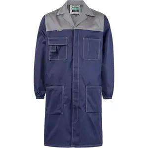Mens Adult Long Lab Coat DIY Workshop Warehouse Workwear Jacket Overcoat