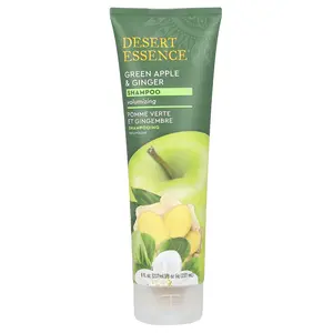 Desert Essence Shampoo, Volumizing, Green Apple & Ginger, 8 fl oz (237 ml)