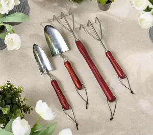Martha Stewart 4-Piece Trowel and Cultivator Planting Set Martha Stewart 4-Piece Trowel and Cultivator Planting Set