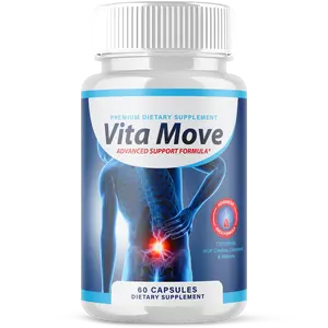 Vita Move Advanced Joint Support Pills - Natural Vitamin Supplement Once Daily - 60 Capsules