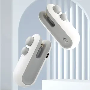 2026 New Updated Version  Mini Snack Bag Sealer Machine Rechargeable 2 in 1 with Cutter Keeps Food Fresh White Plastic Electric Heat Sealer Ideal for Selling Bags Compact and Practical