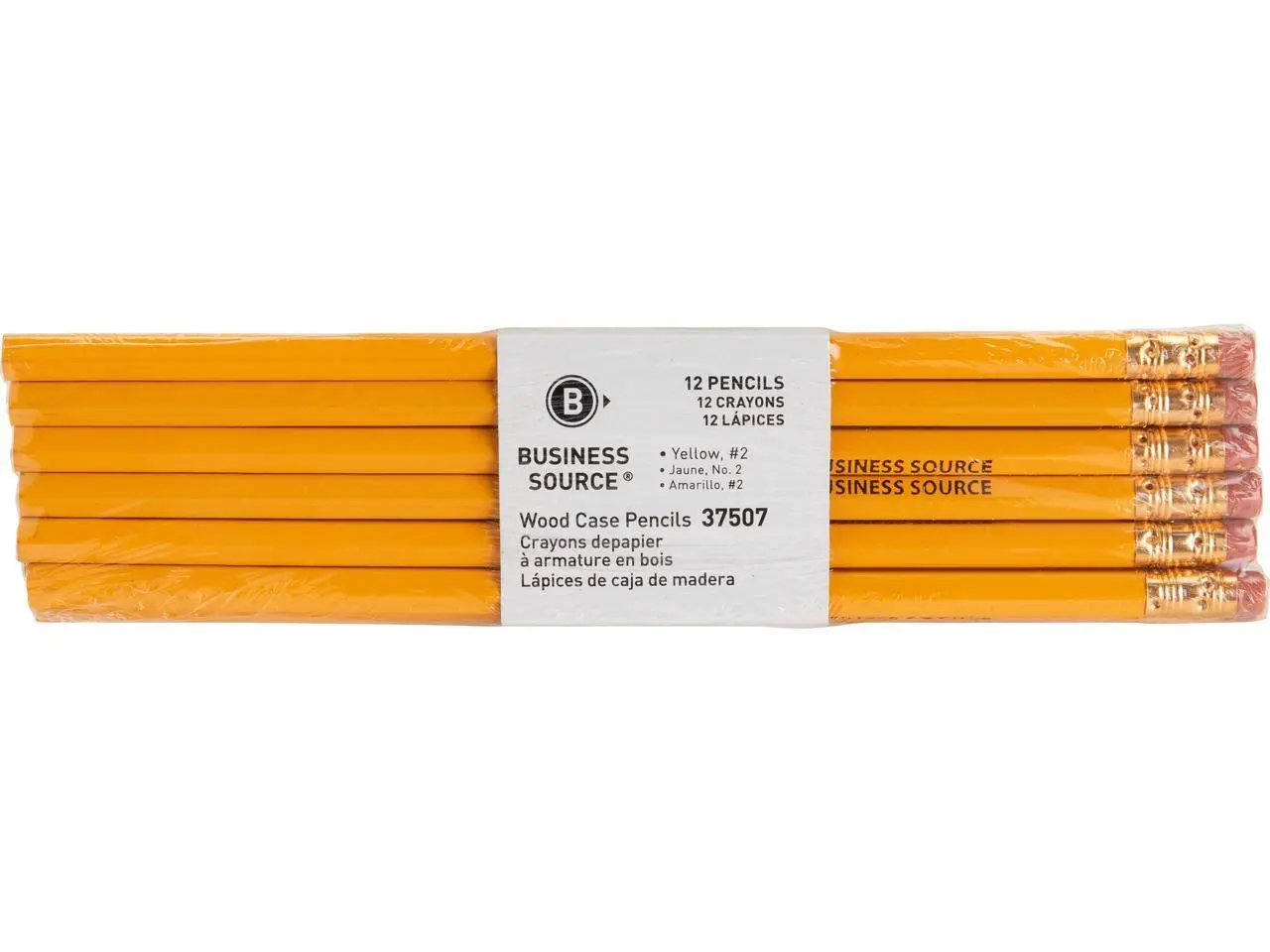 Bus. Source Woodcase No. 2 Pencils