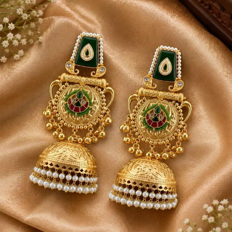 Kashmiri Earrings - Premium quality