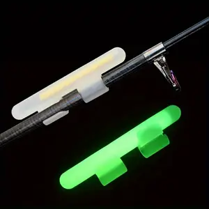 [W] [Glow Fishing Floats] 70-Pack Reusable Glow Fishing Floats with Quick-Attach Technology |   50 LED + 20 Clips, Waterproof Case for Saltwater & Freshwater Fishing, Vibrant Colors (White, Pink, Green, Blue, Yellow)