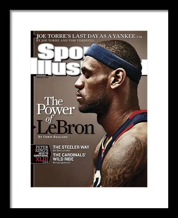Cleveland Cavaliers LeBron James Sports Illustrated Poster Wall Décor