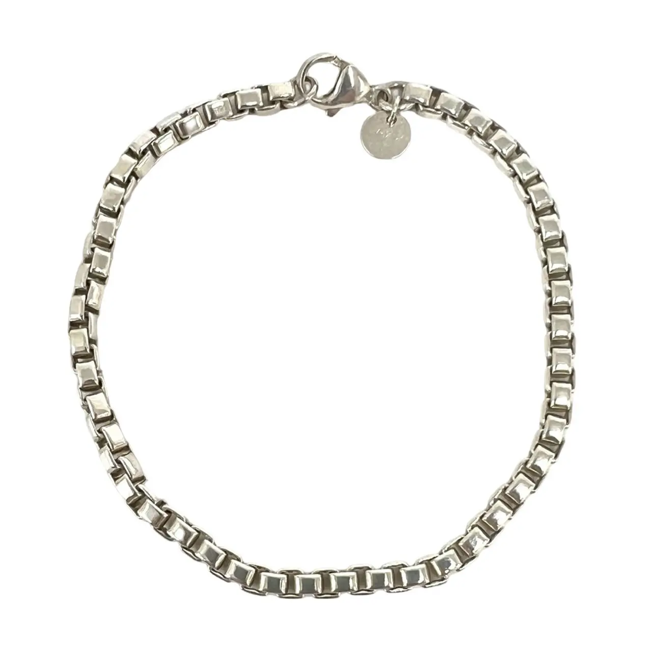 Pre-owned Tiffany & Co. Sterling Silver 925 (Ag925) Small Leather Goods Tiffany&Co. Silver Bracelet