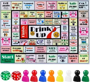 Hilarious Drinking Game | Rubber Mat Party Game for Bachelorette, Game Night, Birthday & More | Fun Game Night Essential! Family Board Games
