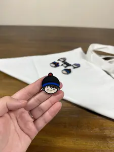 1 Red Pom Pom Boy - Pin