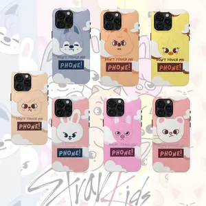 $KZOO Kpop Tough Phone Case | Dont Touch My Phone Wolf Chan, BbokAri, LeeBit, Jiniret, Han Quokka, Dwaekki, FoxI.Ny, PuppyM | Protective Cover | Unique Gift | For Iphone 16/15/14/13/12/Pro/Max | Protective Phone Case | Aesthetic Teen Cool Girl Case