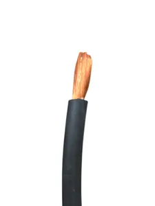 #1 black welding cable